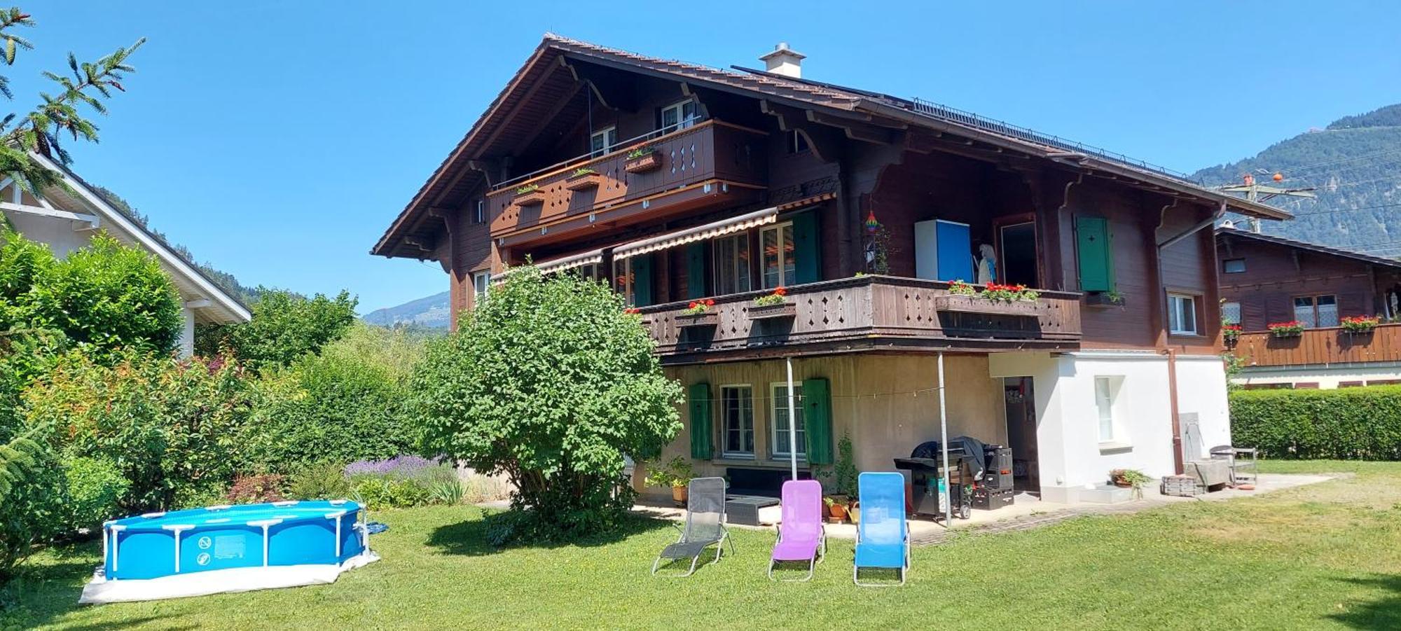 Chalet Sunnmaetteli Wilderswil Exterior foto